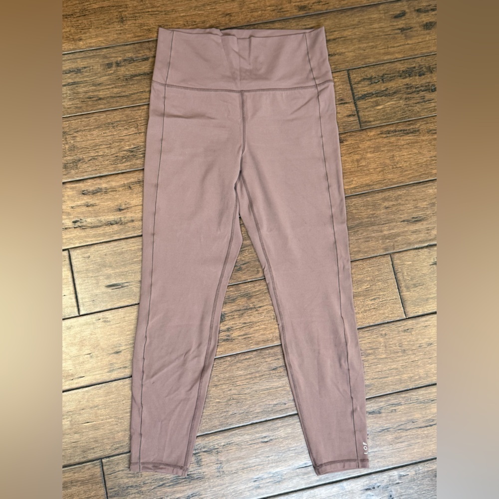 Left On Friday Super Moves Tight Super High Rise 7/8 Length Stormy Size Large